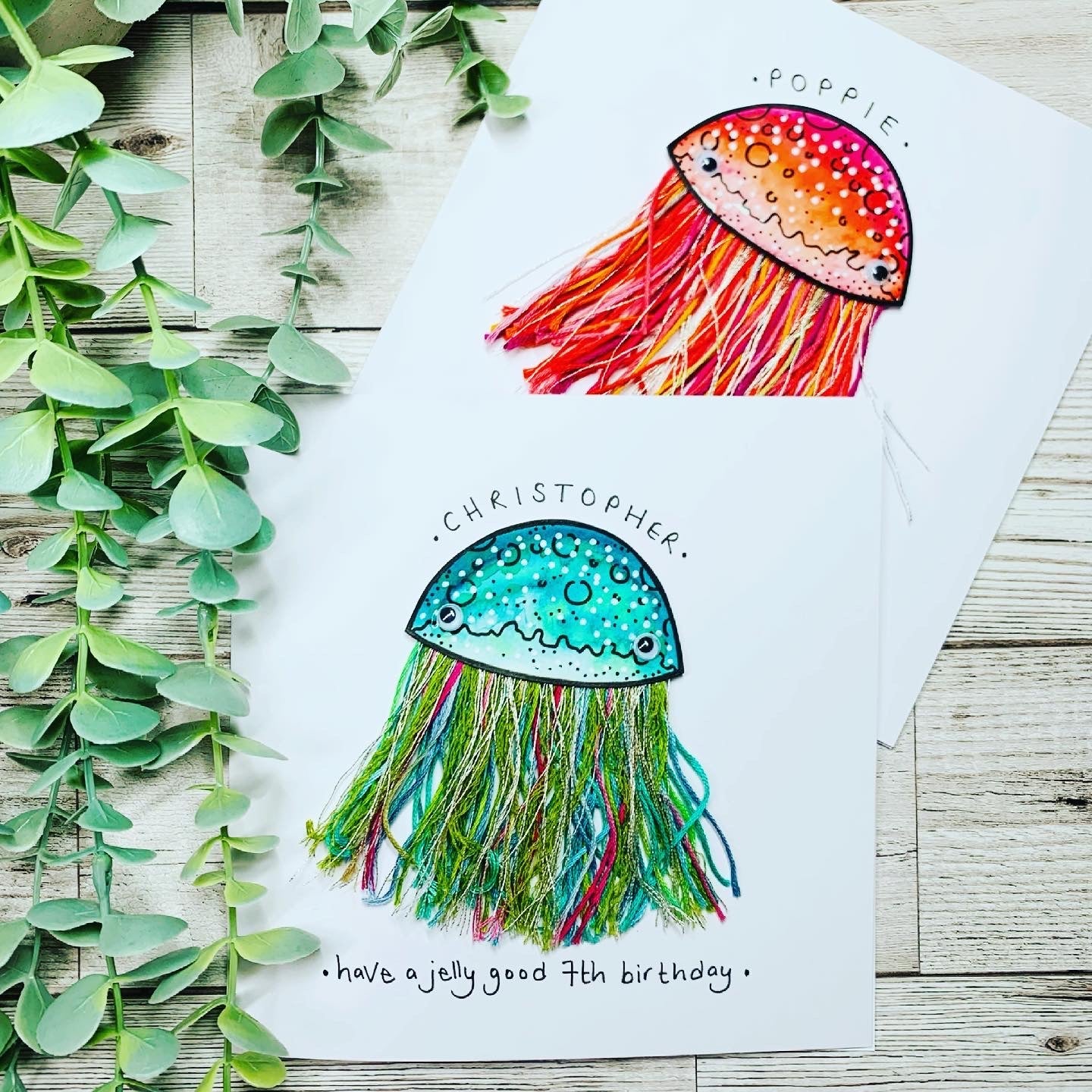 Bespoke Jellyfish Card