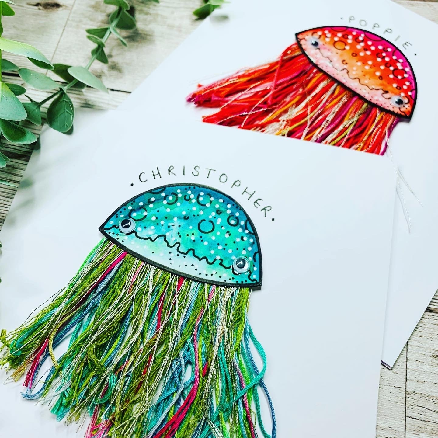 Bespoke Jellyfish Card