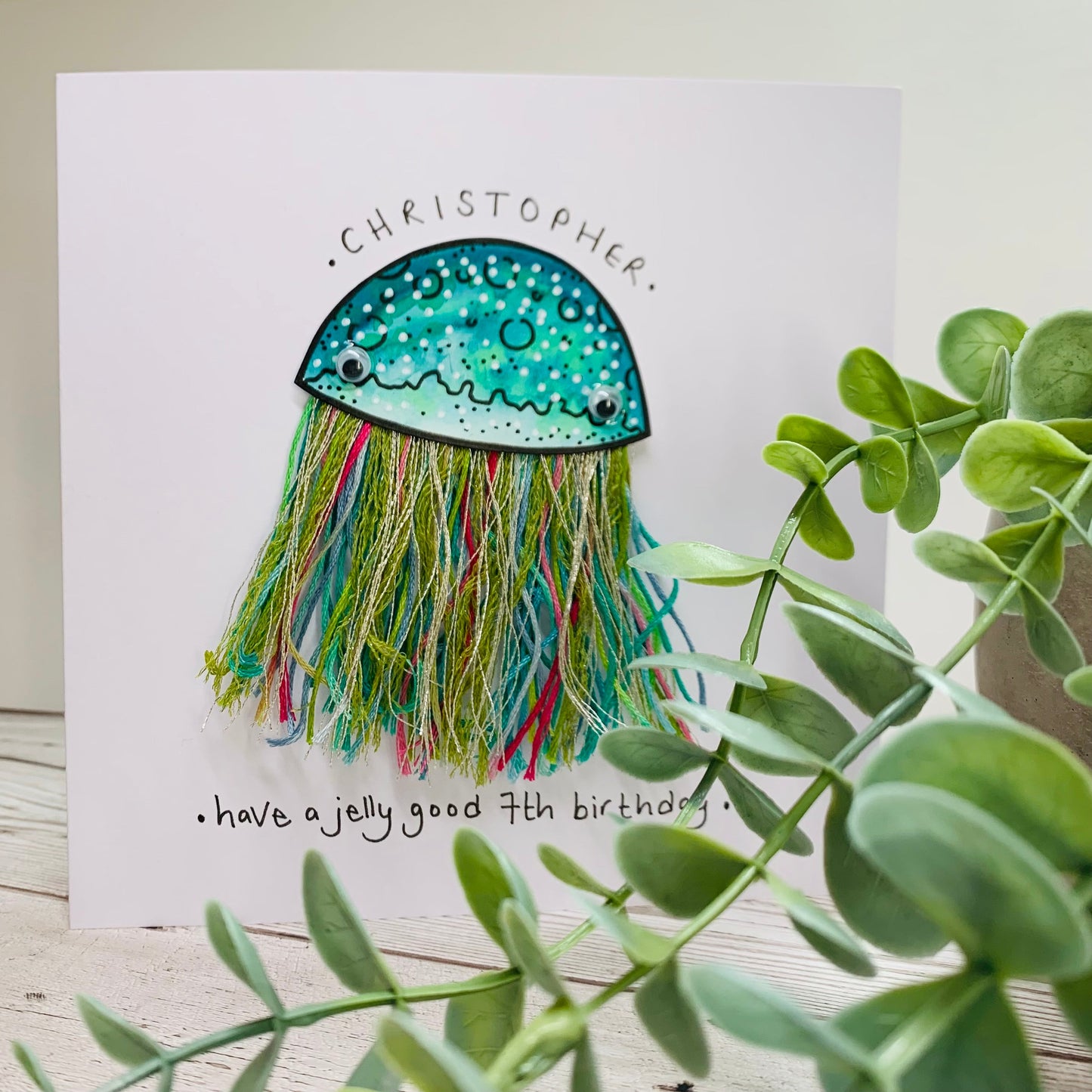 Bespoke Jellyfish Card