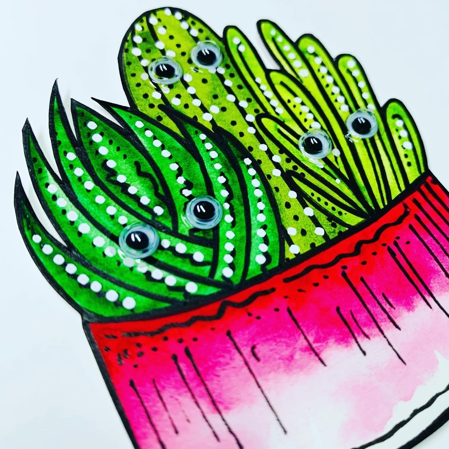 Have a  Birthday - Cactus Birthday Card - Pink Pot
