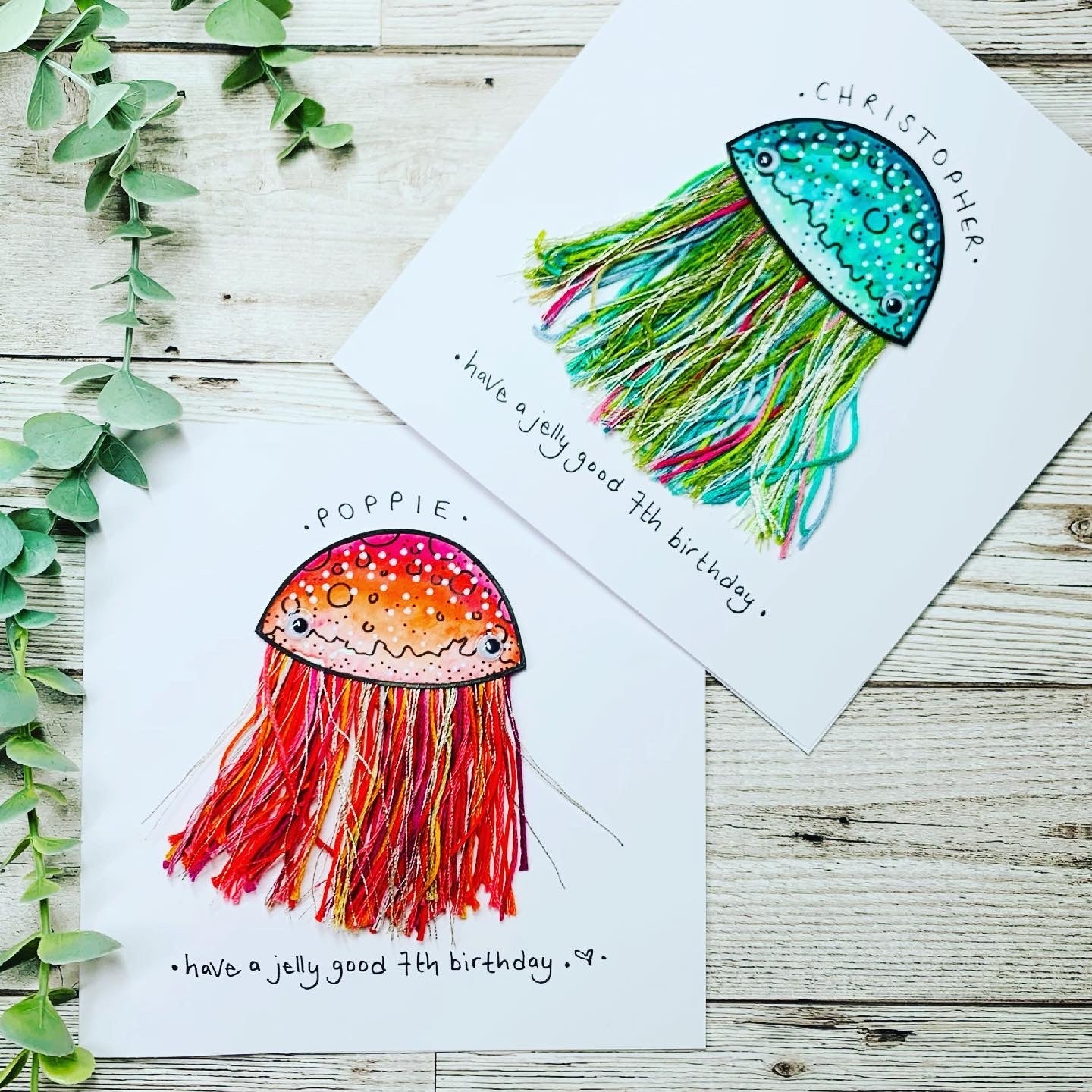 Bespoke Jellyfish Card